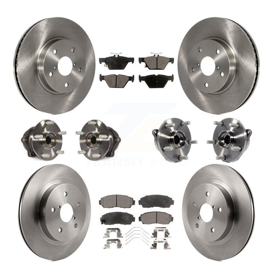 [Avant + Arrière] Kit d'ensemble roulement de roue et moyeu pour 2016-2019 Subaru Legacy 2.5L KBB-109026