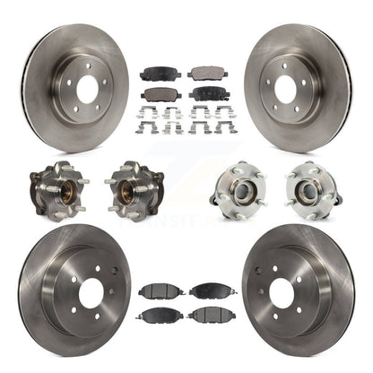 [Avant + Arrière] Kit d'ensemble roulement de roue et moyeu pour Nissan Pathfinder Murano INFINITI QX60 JX35 KBB-109028