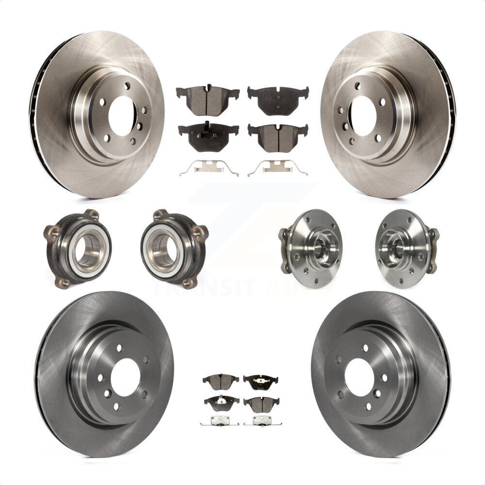 [Avant + Arrière] Kit d'ensemble roulement de roue et moyeu pour 2013 BMW X1 xDrive35i avec AWD KBB-109030 par Transit Auto