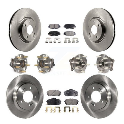 [Avant + Arrière] Kit d'ensemble roulement de roue et moyeu pour 2015 Hyundai Sonata GAS engine avec Electric Parking KBB-109035