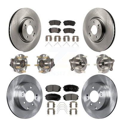 [Avant + Arrière] Kit d'ensemble roulement de roue et moyeu pour Kia Optima avec Manual Parking KBB-109037