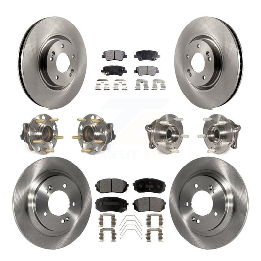 [Avant + Arrière] Kit d'ensemble roulement de roue et moyeu pour 2016 Hyundai Sonata GAS engine avec Electric Parking KBB-109038