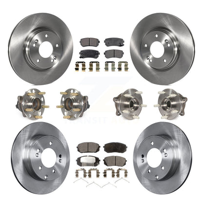 [Avant + Arrière] Kit d'ensemble roulement de roue et moyeu pour 2015-2016 Hyundai Sonata GAS engine avec Manual Parking KBB-109041