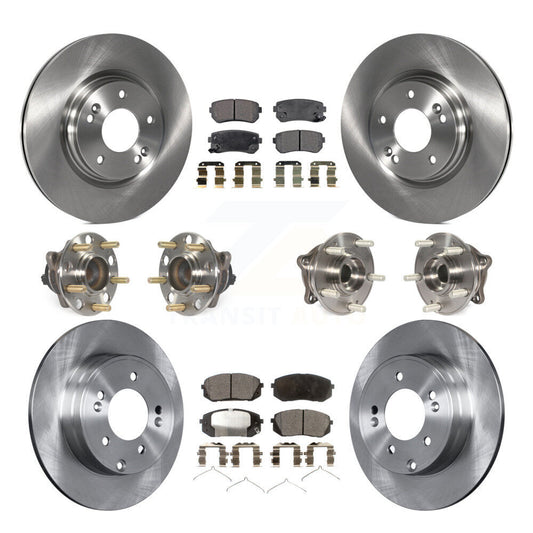 [Avant + Arrière] Kit d'ensemble roulement de roue et moyeu pour 2015-2016 Hyundai Sonata GAS engine avec Manual Parking KBB-109041