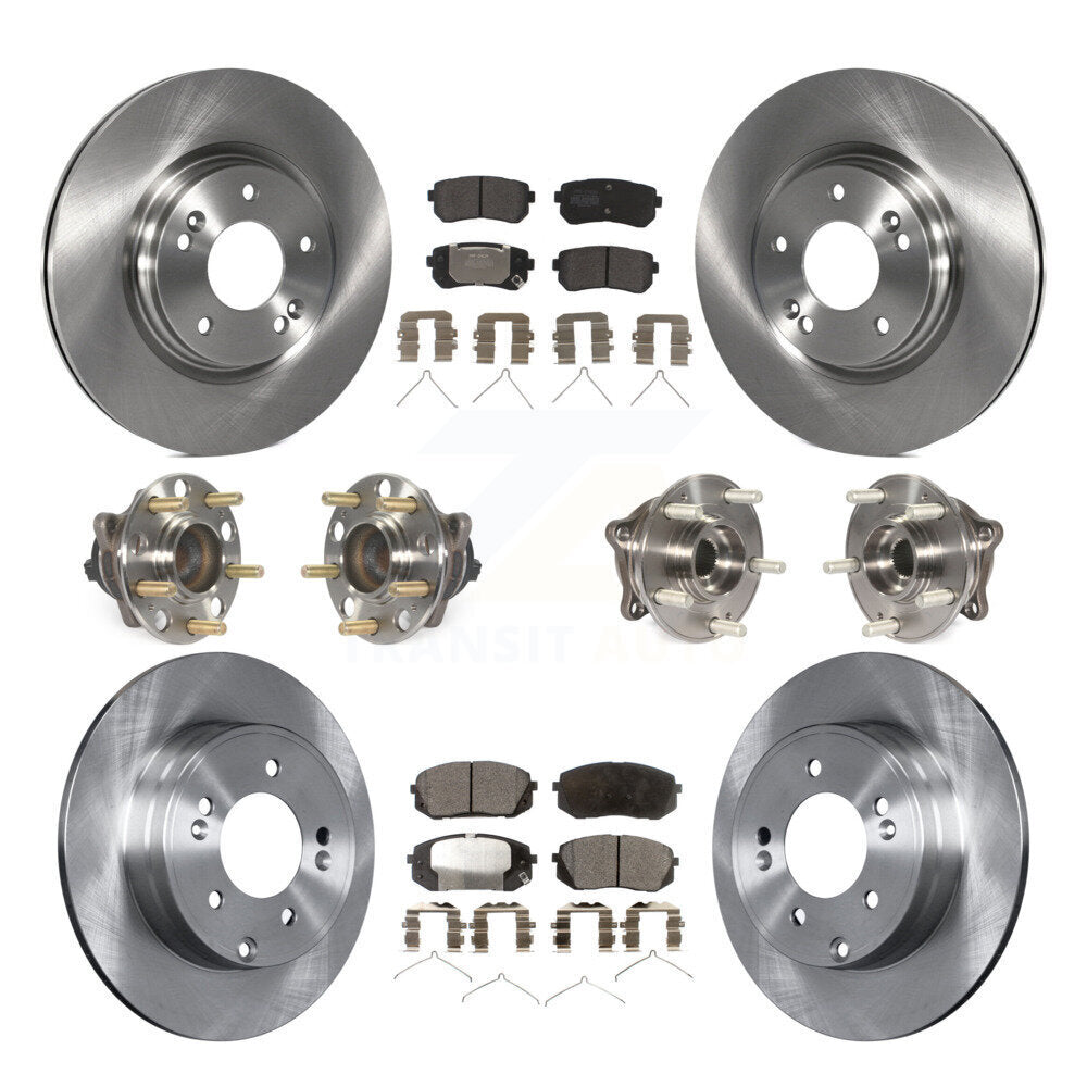 [Avant + Arrière] Kit d'ensemble roulement de roue et moyeu pour Kia Optima avec Manual Parking KBB-109042