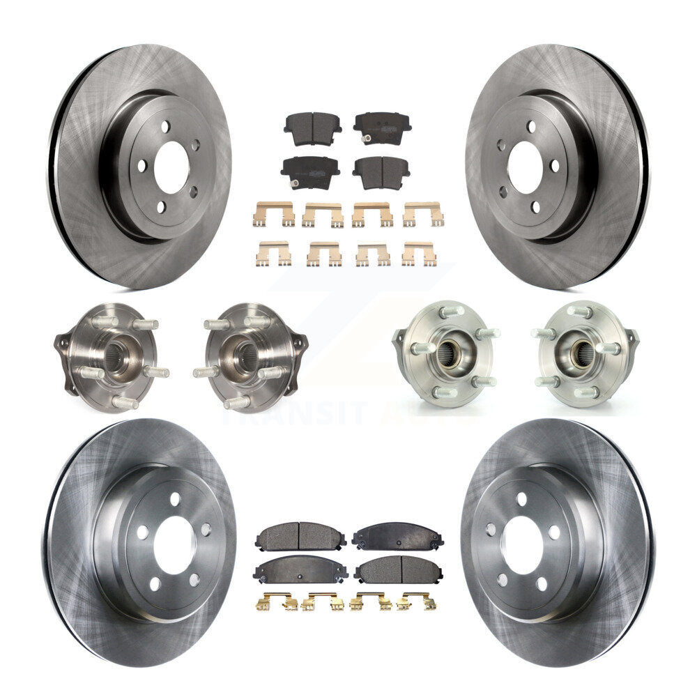 [Avant + Arrière] Kit d'ensemble roulement de roue et moyeu pour Dodge Charger Chrysler 300 Challenger KBB-109046