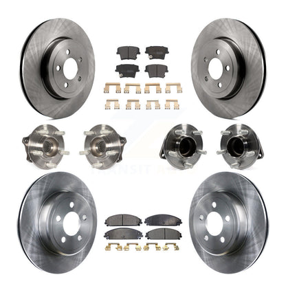 [Avant + Arrière] Kit d'ensemble roulement de roue et moyeu pour Dodge Challenger Chrysler 300 Charger KBB-109049
