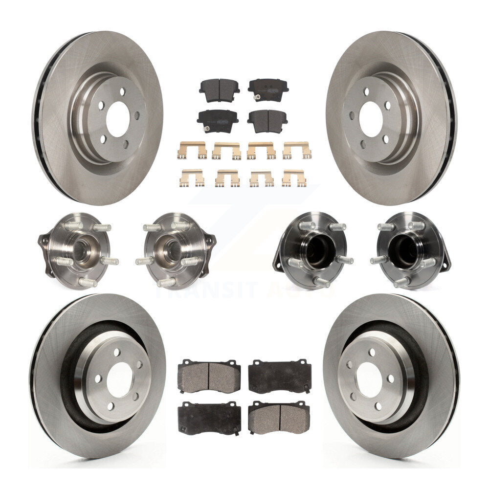 [Avant + Arrière] Kit d'ensemble roulement de roue et moyeu pour 2015 Dodge Charger R T Scat Pack avec RWD 6.4L KBB-109052