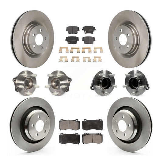 [Avant + Arrière] Kit d'ensemble roulement de roue et moyeu pour 2015 Dodge Charger R T Scat Pack avec RWD 6.4L KBB-109052