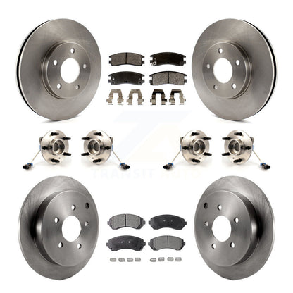 [Avant + Arrière] Kit d'ensemble roulement de roue et moyeu pour Buick Rendezvous Chevrolet Venture Pontiac Montana Aztek Oldsmobile Silhouette KBB-109074
