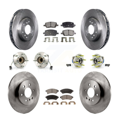 [Avant + Arrière] Kit d'ensemble roulement de roue et moyeu pour 2007 Saturn Relay 3 Hole Flange or Triangular KBB-109079