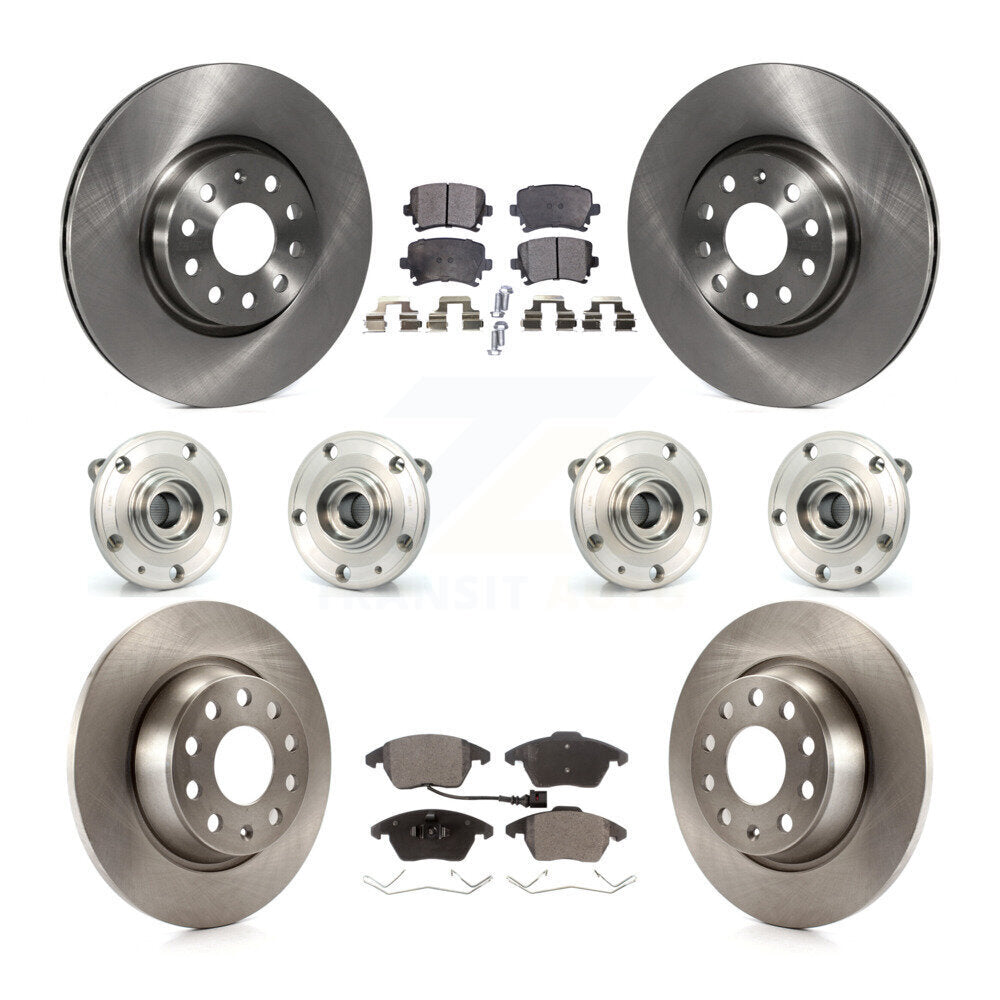 [Avant + Arrière] Kit d'ensemble roulement de roue et moyeu pour Volkswagen Passat Audi A3 Quattro KBB-109084