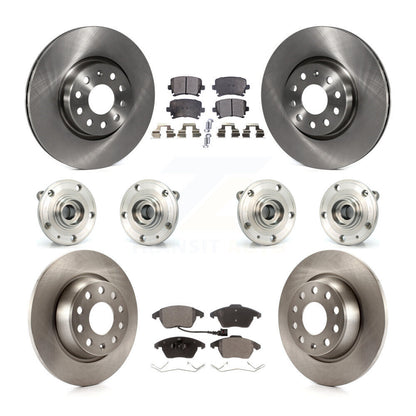 [Avant + Arrière] Kit d'ensemble roulement de roue et moyeu pour Volkswagen Passat Audi A3 Quattro KBB-109084