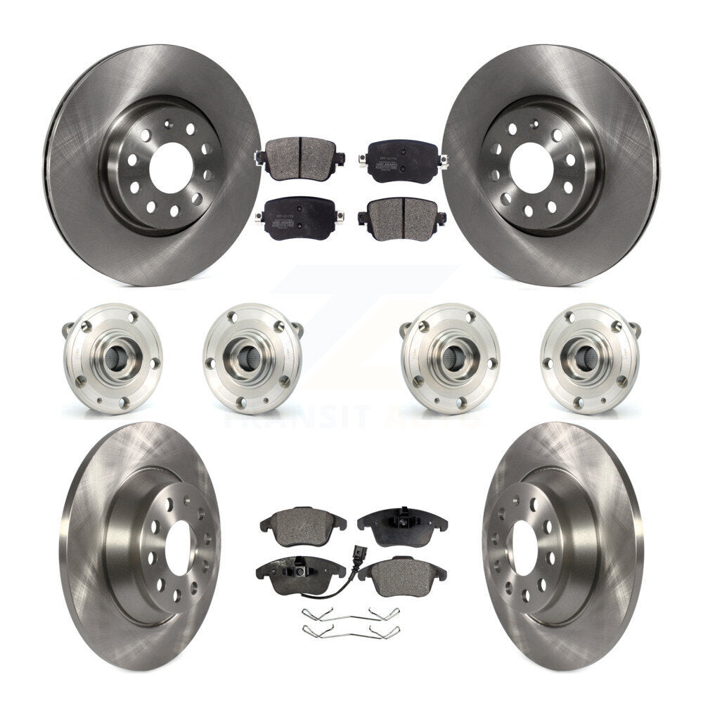 [Avant + Arrière] Kit d'ensemble roulement de roue et moyeu pour Audi Q3 Quattro KBB-109086