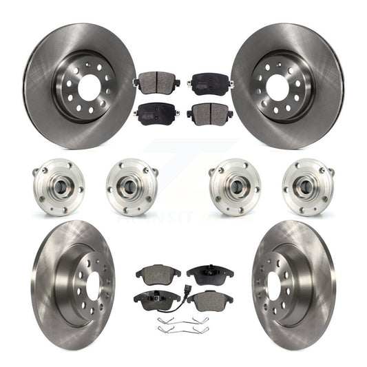 [Avant + Arrière] Kit d'ensemble roulement de roue et moyeu pour Audi Q3 Quattro KBB-109086