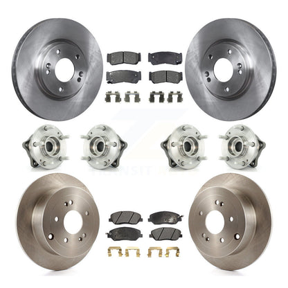 [Avant + Arrière] Kit d'ensemble roulement de roue et moyeu pour 2007-2009 Hyundai Santa Fe AWD KBB-109087