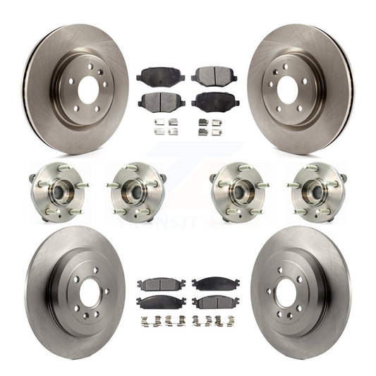 [Avant + Arrière] Kit d'ensemble roulement de roue et moyeu pour 2009-2010 Lincoln MKS KBB-109096
