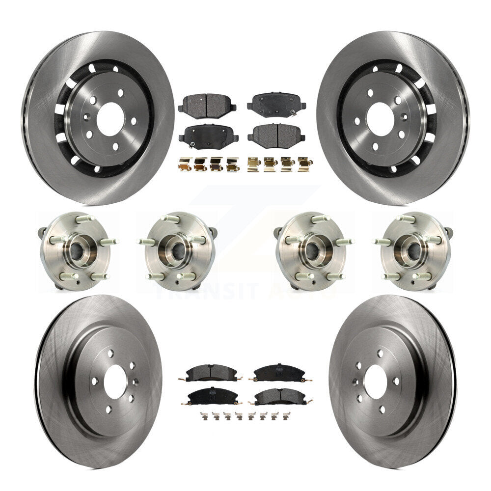 [Avant + Arrière] Kit d'ensemble roulement de roue et moyeu pour Ford Flex Taurus Lincoln MKS KBB-109099