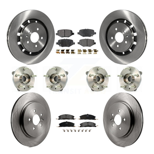 [Avant + Arrière] Kit d'ensemble roulement de roue et moyeu pour Ford Flex Taurus Lincoln MKS KBB-109099