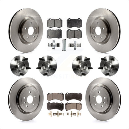 [Avant + Arrière] Kit d'ensemble roulement de roue et moyeu pour 2014 Chevrolet Camaro ZL1 KBB-109117 par Transit Auto