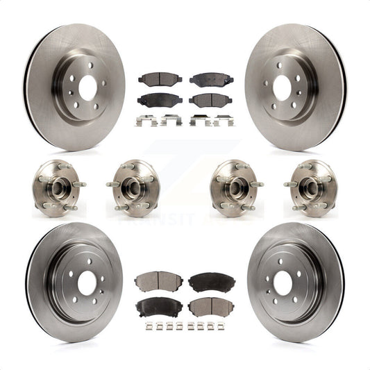 [Avant + Arrière] Kit d'ensemble roulement de roue et moyeu pour Cadillac CTS avec Heavy Duty Brakes KBB-109118 par Transit Auto