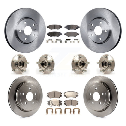 [Avant + Arrière] Kit d'ensemble roulement de roue et moyeu pour Chevrolet Camaro KBB-109120