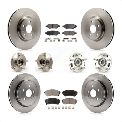 [Avant + Arrière] Kit d'ensemble roulement de roue et moyeu pour Cadillac CTS avec Heavy Duty Brakes KBB-109122 par Transit Auto