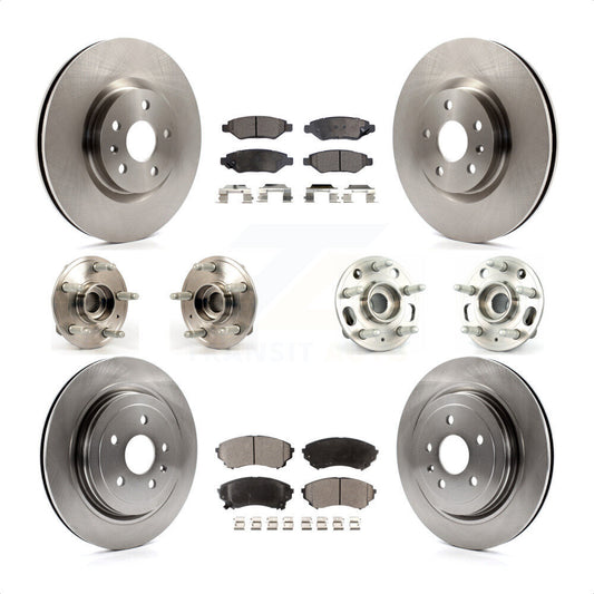 [Avant + Arrière] Kit d'ensemble roulement de roue et moyeu pour Cadillac CTS avec Heavy Duty Brakes KBB-109122 par Transit Auto