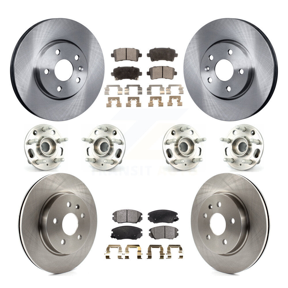 [Avant + Arrière] Kit d'ensemble roulement de roue et moyeu pour Chevrolet Malibu Impala Buick LaCrosse KBB-109126
