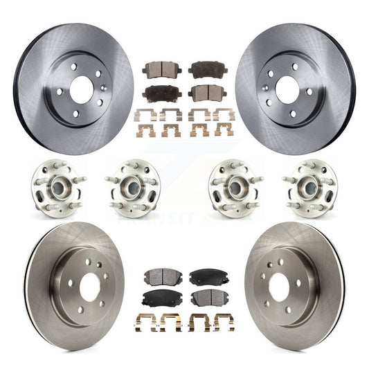 [Avant + Arrière] Kit d'ensemble roulement de roue et moyeu pour Chevrolet Malibu Impala Buick LaCrosse KBB-109126