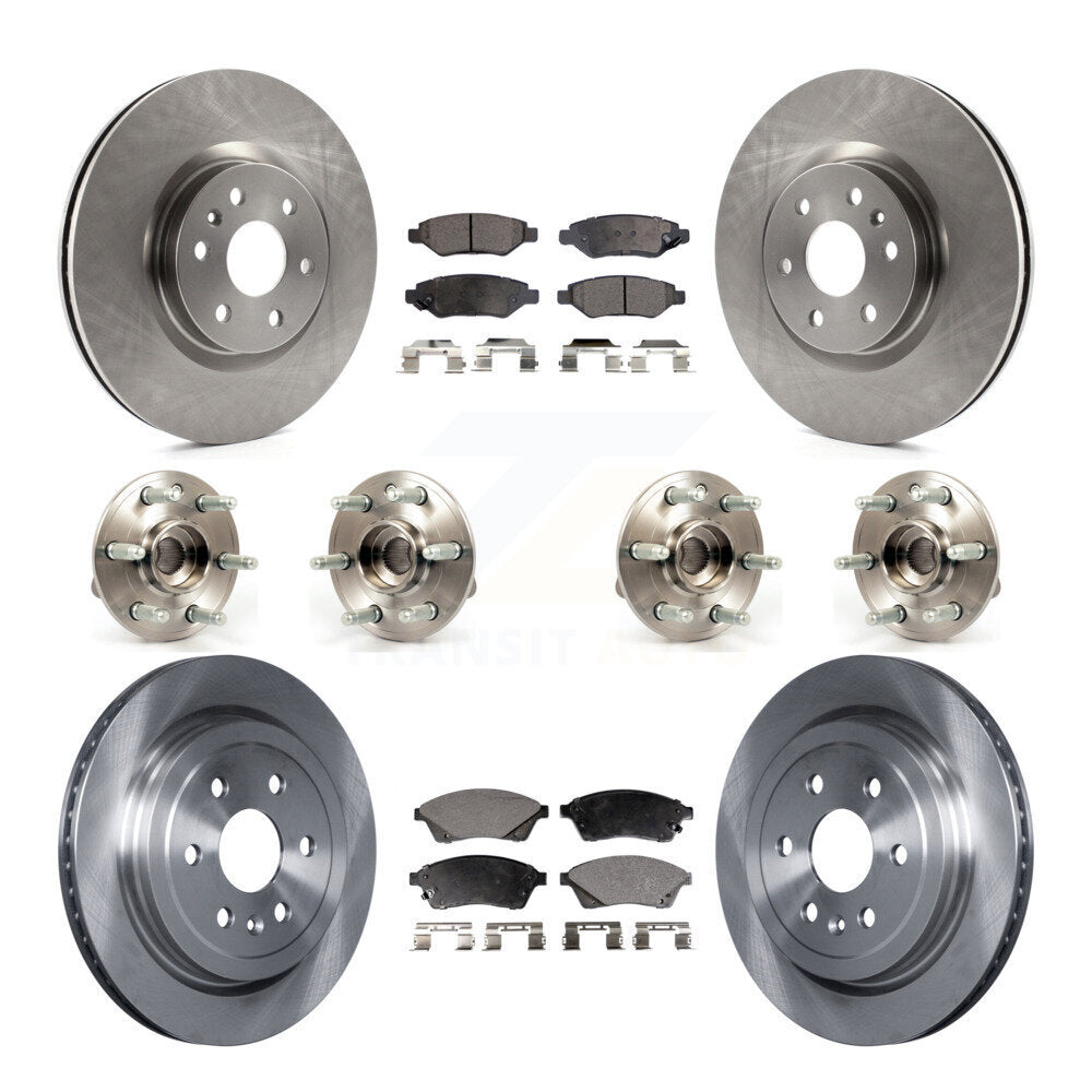 [Avant + Arrière] Kit d'ensemble roulement de roue et moyeu pour Cadillac SRX Saab 9-4X KBB-109128