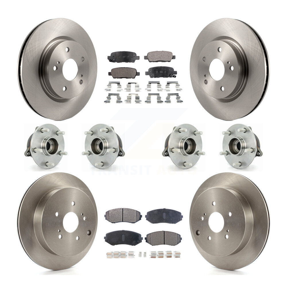 [Avant + Arrière] Kit d'ensemble roulement de roue et moyeu pour 2009-2013 Suzuki Grand Vitara KBB-109129