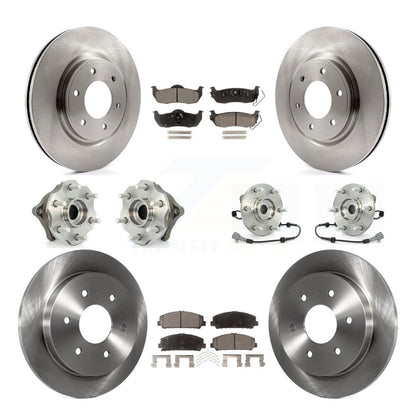 [Avant + Arrière] Kit d'ensemble roulement de roue et moyeu pour 2008 Nissan Armada AWD 4WD avec Internal ABS KBB-109133
