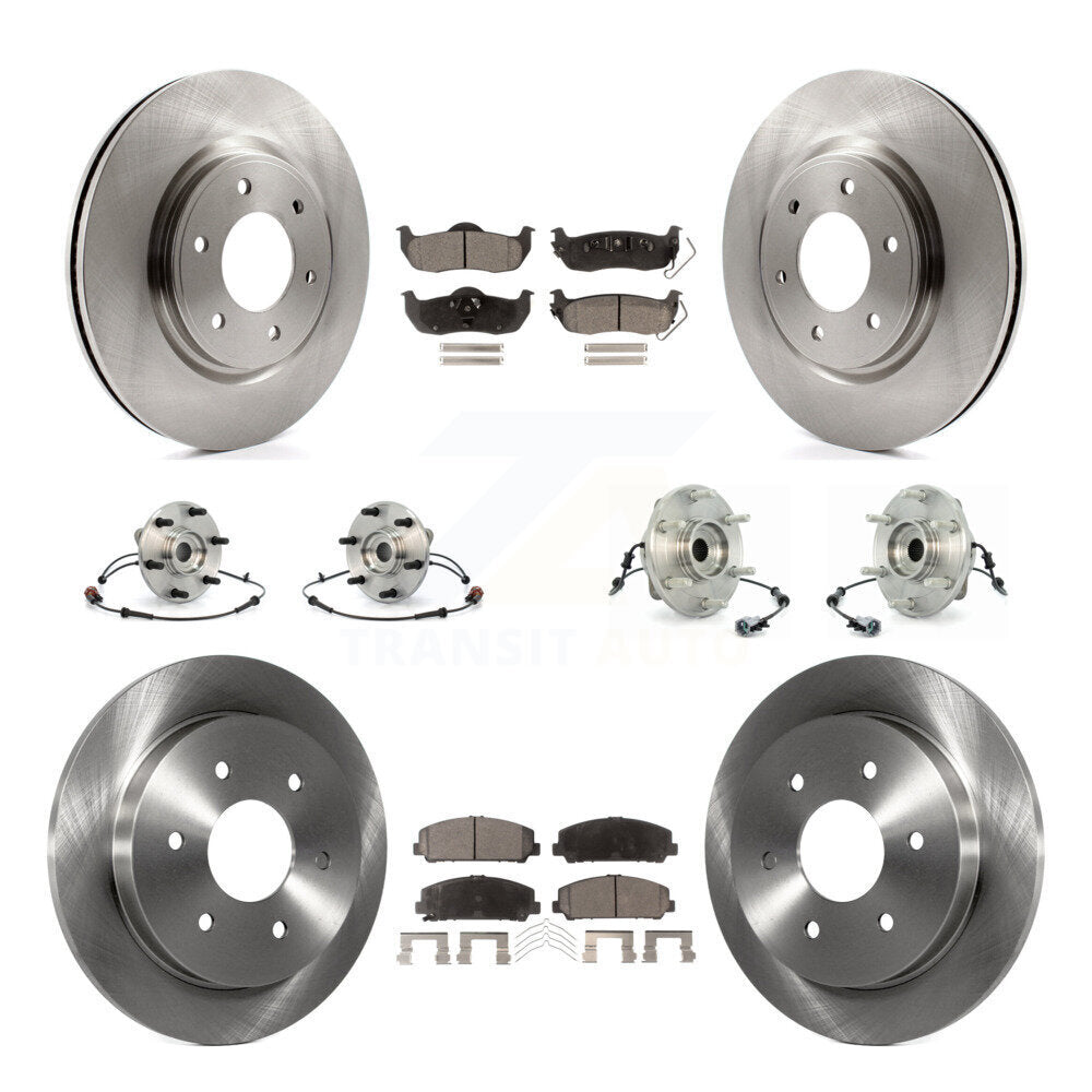 [Avant + Arrière] Kit d'ensemble roulement de roue et moyeu pour 2007 INFINITI QX56 From 04 07 KBB-109136