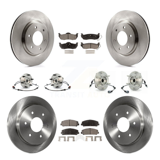 [Avant + Arrière] Kit d'ensemble roulement de roue et moyeu pour 2007 INFINITI QX56 From 04 07 KBB-109136