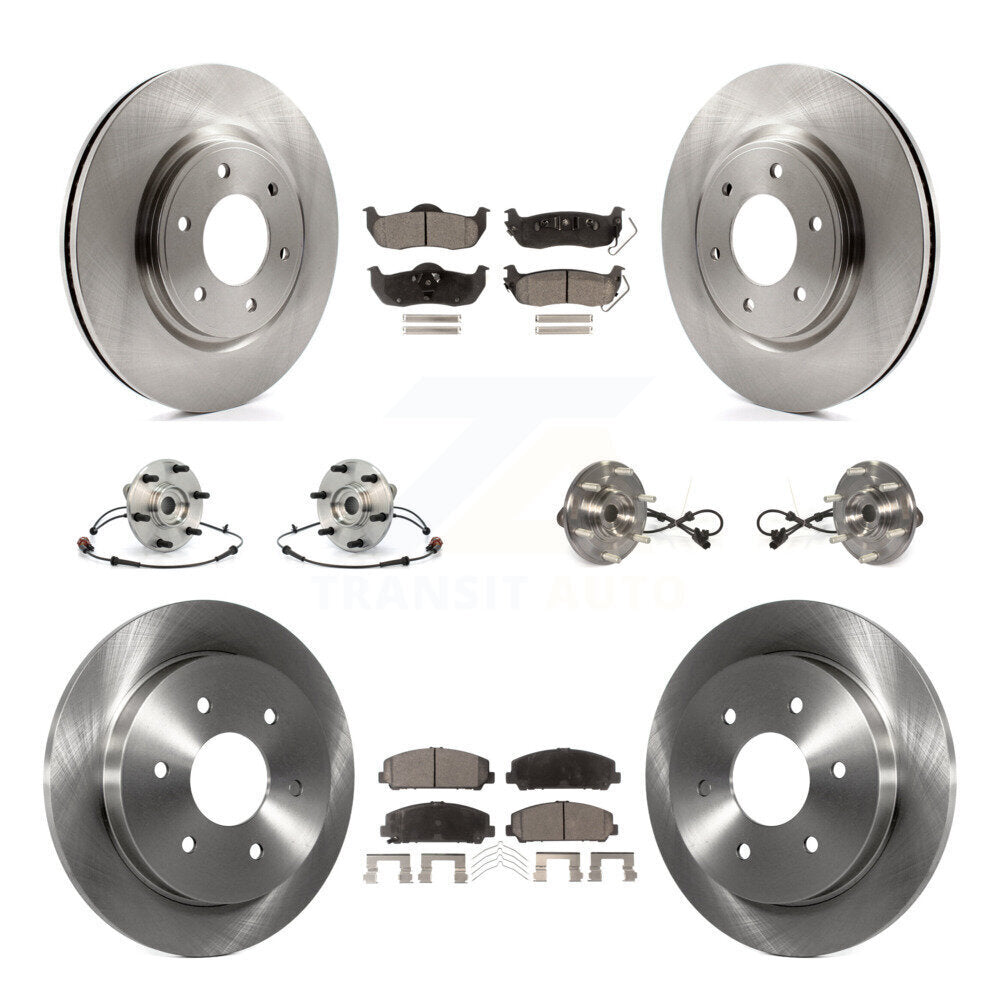 [Avant + Arrière] Kit d'ensemble roulement de roue et moyeu pour 2012 Nissan Armada 4WD From 12 11 KBB-109138