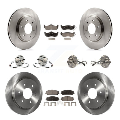 [Avant + Arrière] Kit d'ensemble roulement de roue et moyeu pour 2012 Nissan Armada 4WD From 12 11 KBB-109138