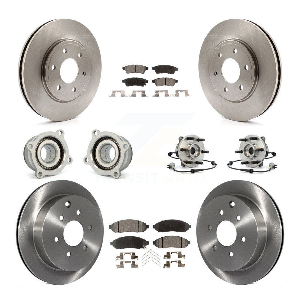 [Avant + Arrière] Kit d'ensemble roulement de roue et moyeu pour Nissan Frontier KBB-109142 par Transit Auto