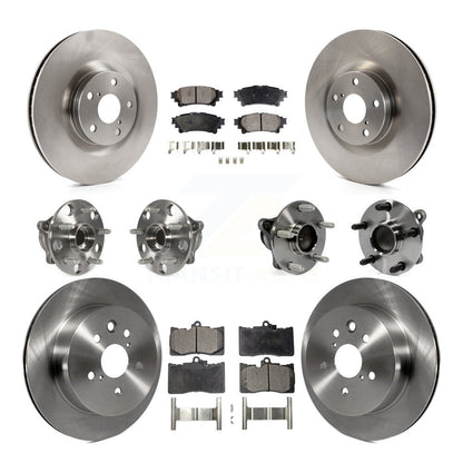 [Avant + Arrière] Kit d'ensemble roulement de roue et moyeu pour 2014-2015 Lexus IS350 C F Sport KBB-109145