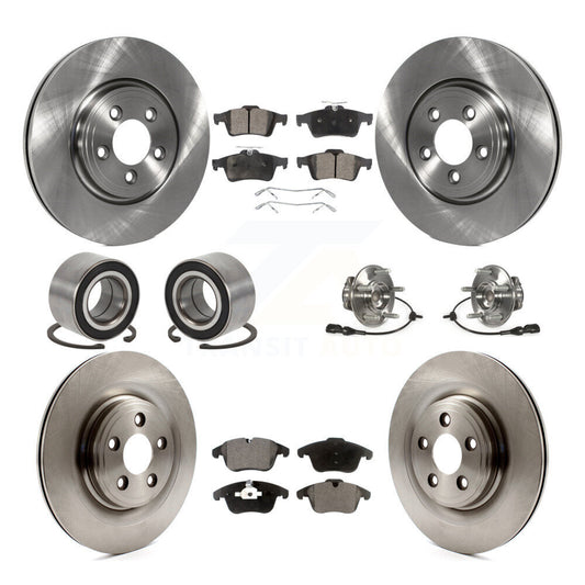 [Avant + Arrière] Kit d'ensemble roulement de roue et moyeu pour 2013 Jaguar XF 2.0L KBB-109149