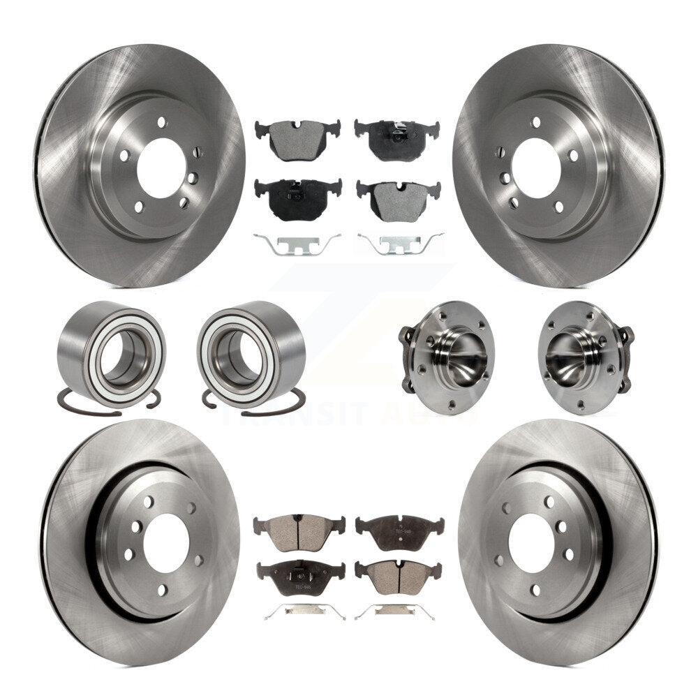 [Avant + Arrière] Kit d'ensemble roulement de roue et moyeu pour 2006 BMW 330Ci KBB-109152