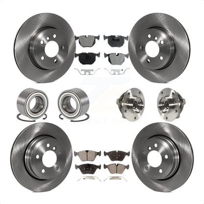 [Avant + Arrière] Kit d'ensemble roulement de roue et moyeu pour 2010 BMW X3 KBB-109154 par Transit Auto