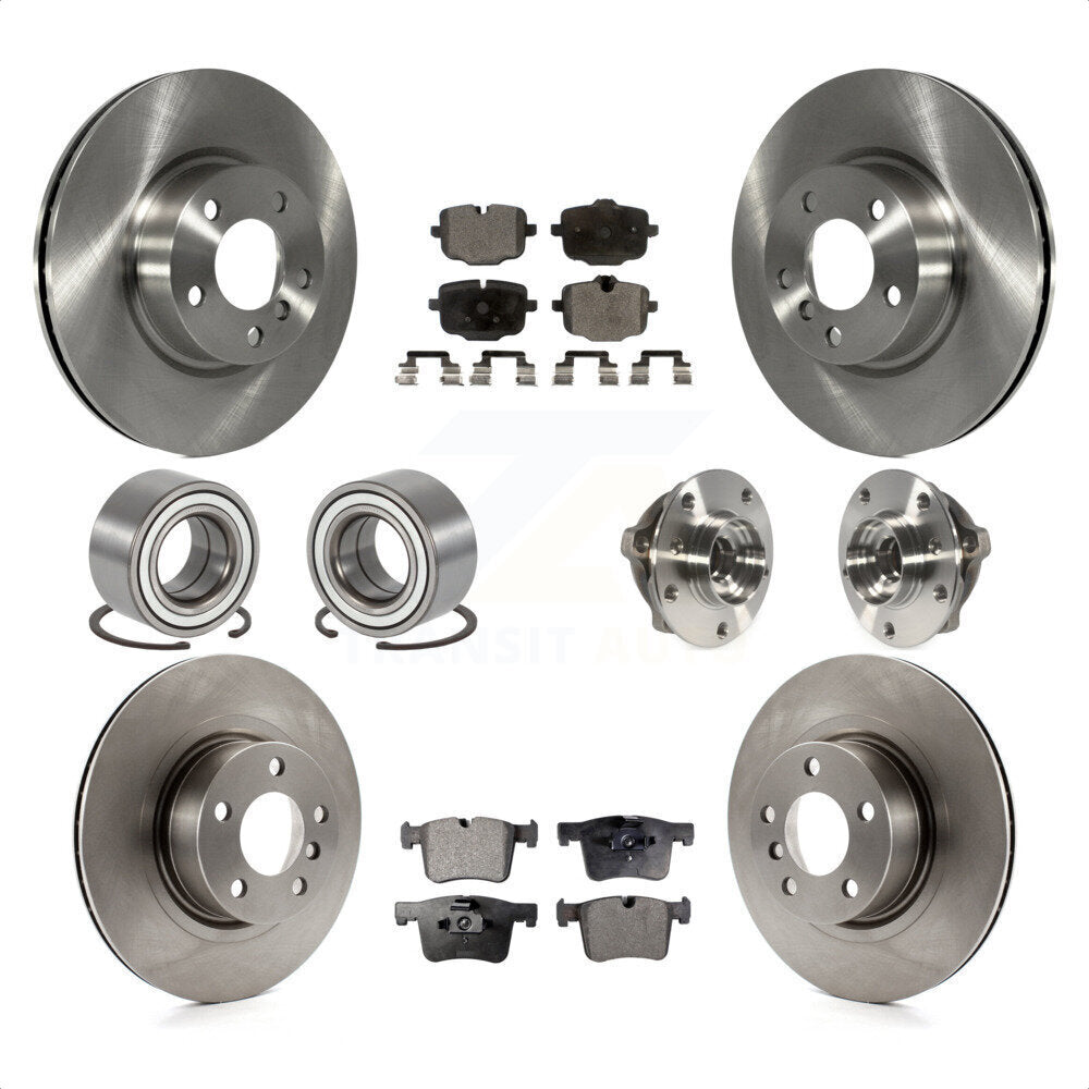 [Avant + Arrière] Kit d'ensemble roulement de roue et moyeu pour 2012 BMW X3 From 10 11 KBB-109155 par Transit Auto