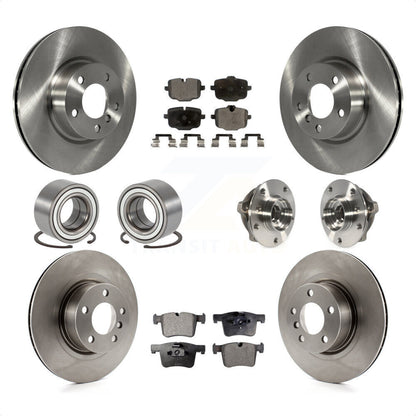 [Avant + Arrière] Kit d'ensemble roulement de roue et moyeu pour 2012 BMW X3 From 10 11 KBB-109155 par Transit Auto