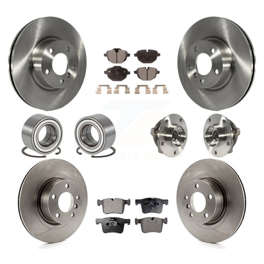 [Avant + Arrière] Kit d'ensemble roulement de roue et moyeu pour BMW X3 KBB-109156 par Transit Auto