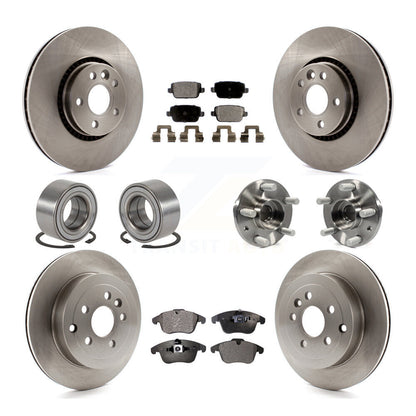 [Avant + Arrière] Kit d'ensemble roulement de roue et moyeu pour 2008-2011 Land Rover LR2 KBB-109157