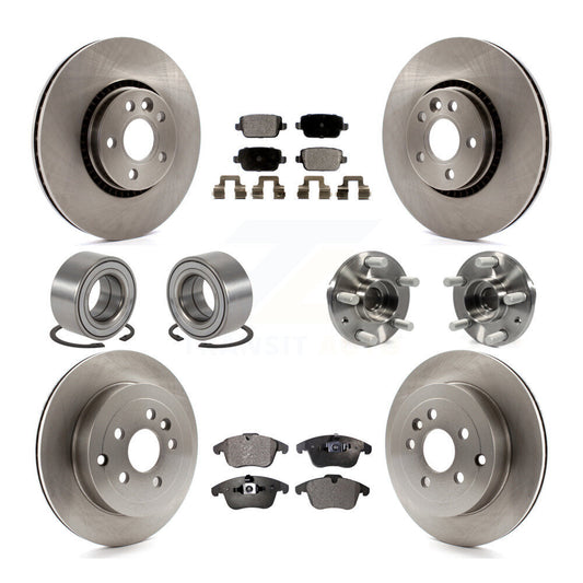 [Avant + Arrière] Kit d'ensemble roulement de roue et moyeu pour 2008-2011 Land Rover LR2 KBB-109157