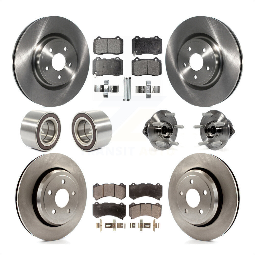 [Avant + Arrière] Kit d'ensemble roulement de roue et moyeu pour Jeep Grand Cherokee Dodge Durango KBB-109160 par Transit Auto