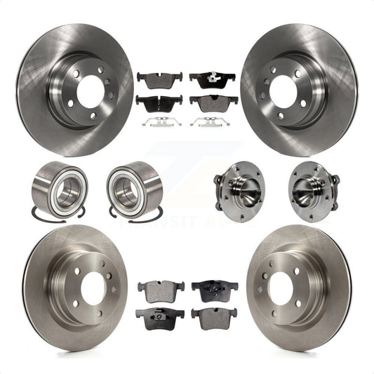 [Avant + Arrière] Kit d'ensemble roulement de roue et moyeu pour 2012 BMW 328i Convertible Wagon avec 2.0L sans Blue Painted Calipers KBB-109168 par Transit Auto