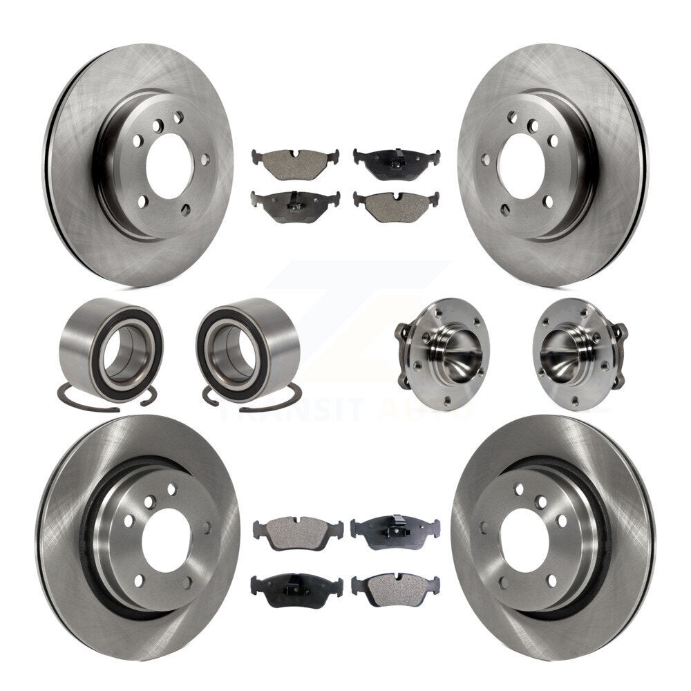 [Avant + Arrière] Kit d'ensemble roulement de roue et moyeu pour 2006 BMW 325Ci KBB-109211